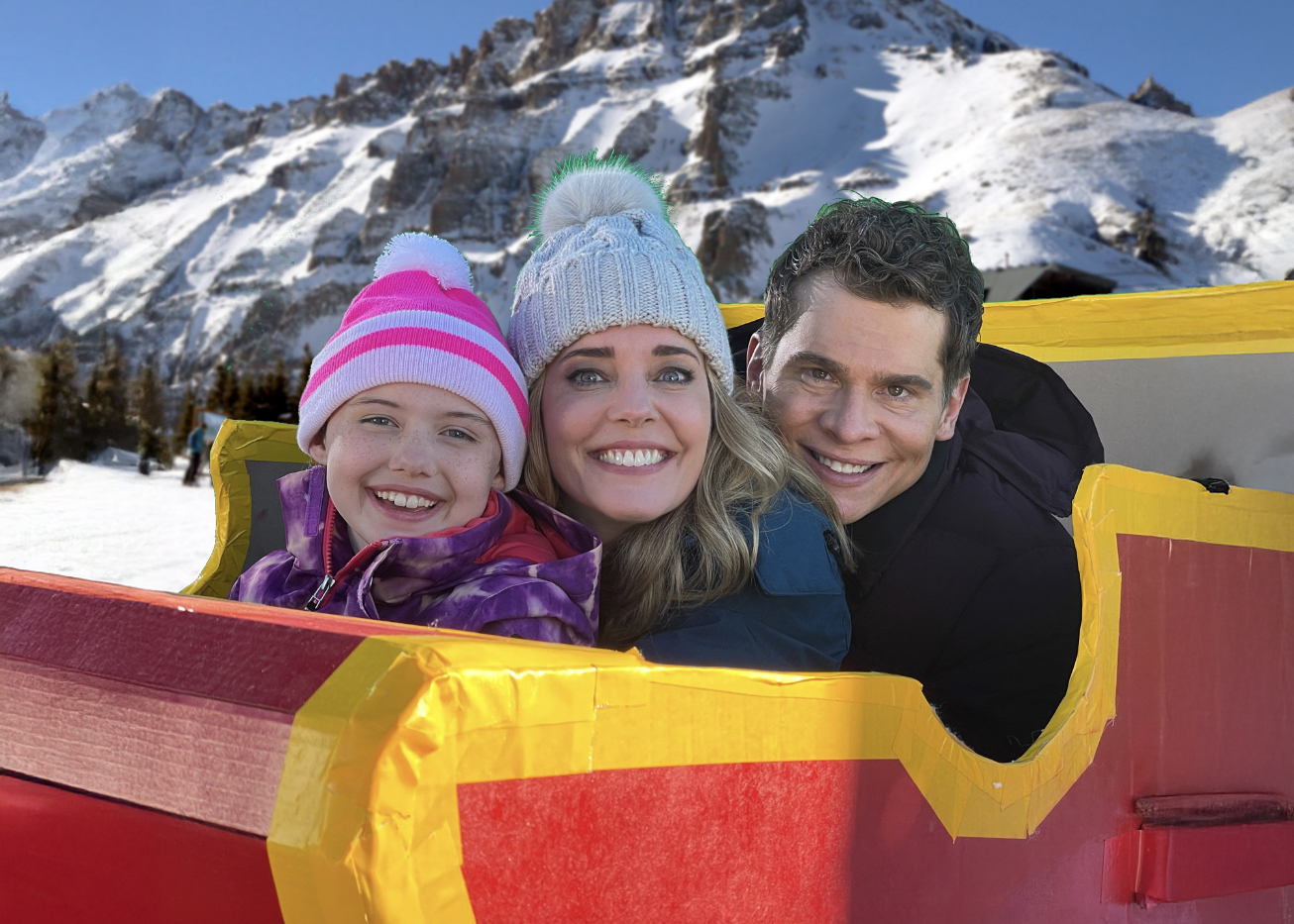 Sleigh ride scene from I Believe in Santa
